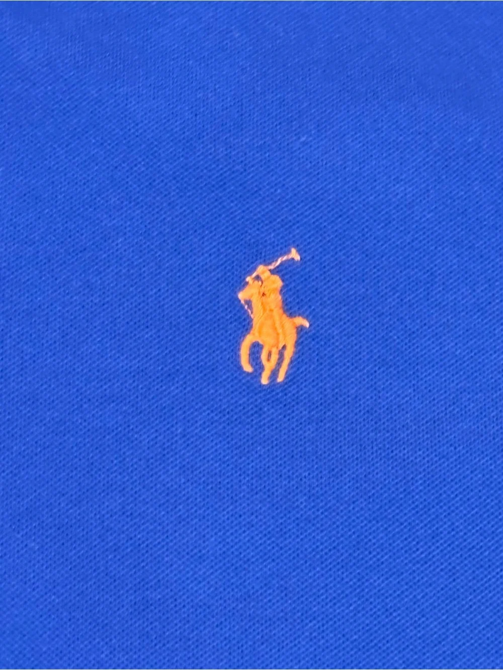 Polo Ralph Lauren Royal Blue Polo with Orange Pony M